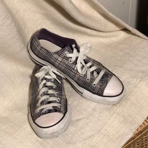 Plaid Converse Sneakers